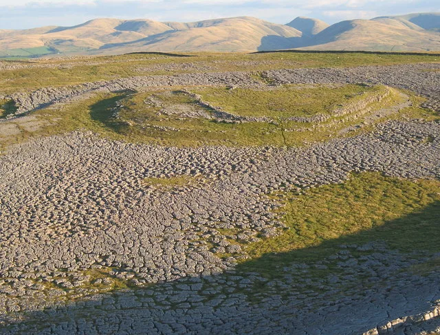Castle Folds Romano-British defended stone hut circle settlement and medieval shieling