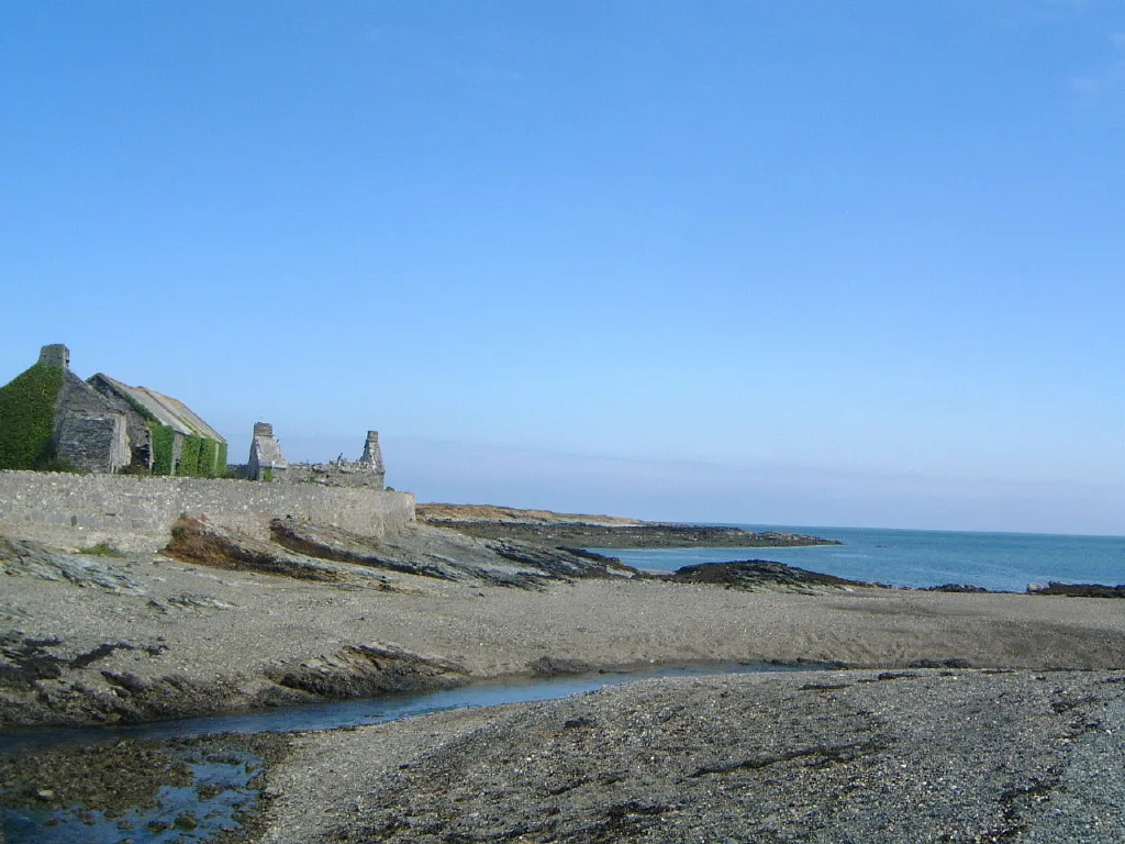 Cemlyn Bay and lagoon