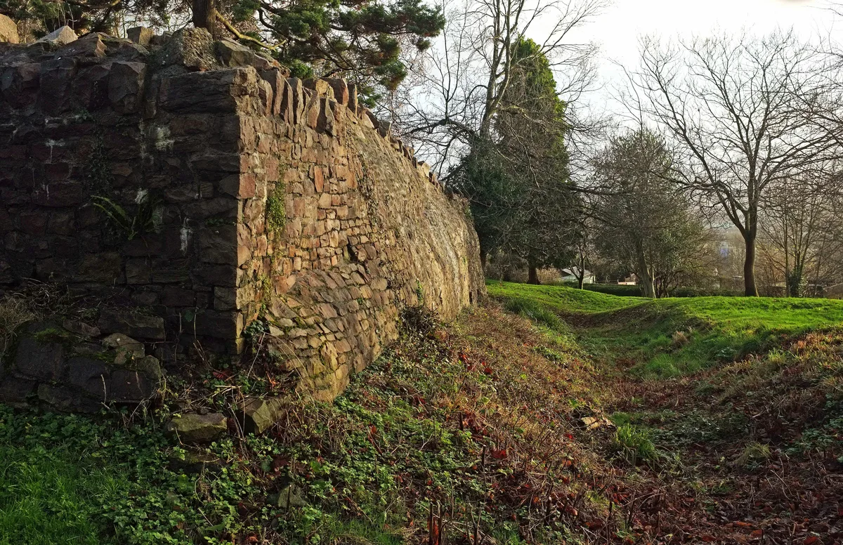 Civil War earthworks on Brandon Hill