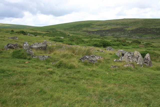Coaxial fields and prehistoric settlements 180m north and 350m north west of Hartland Tor