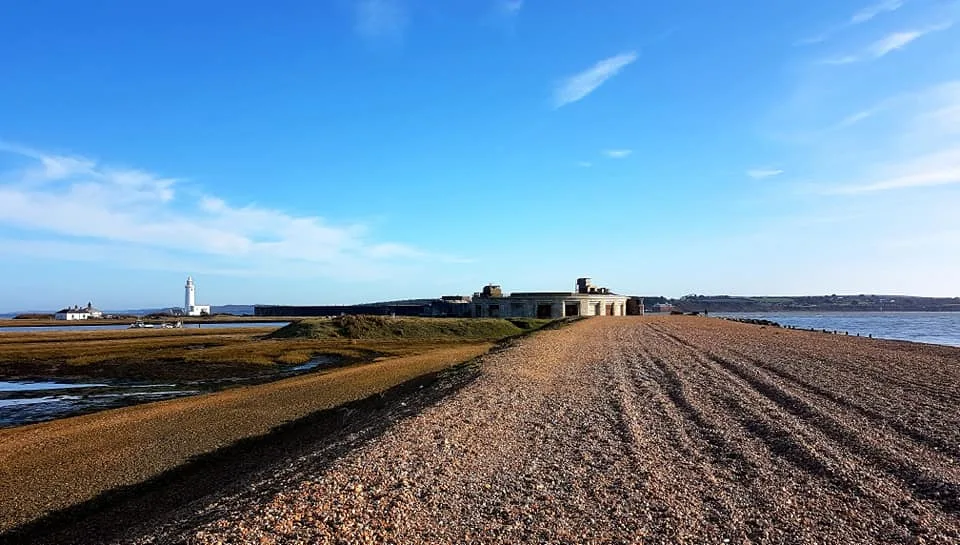 Hurst Castle and lighthouse