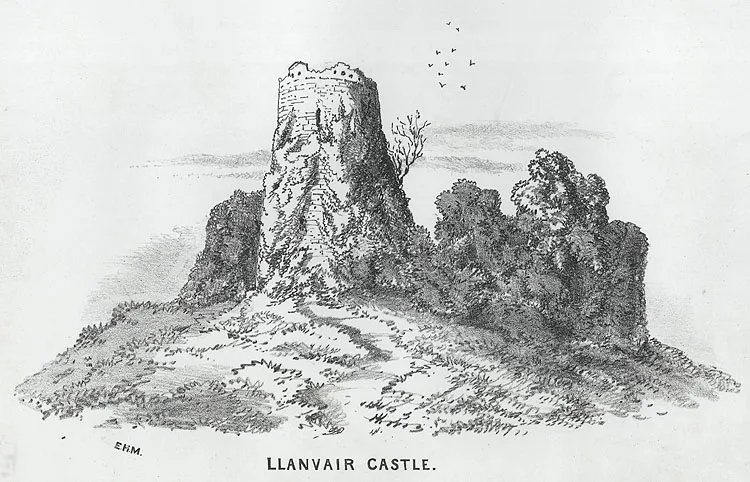 Llanvair Discoed Castle