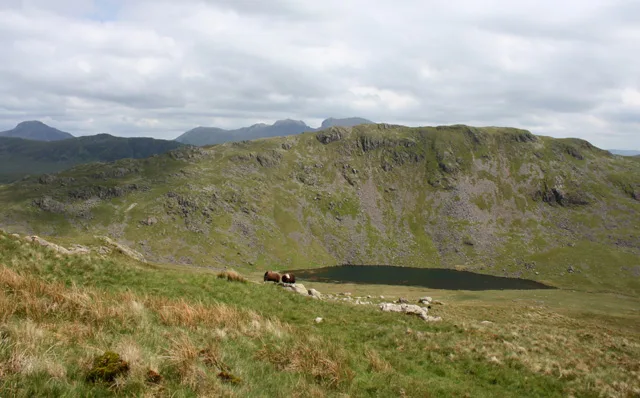Middle Fell, mountains & hills in North West England