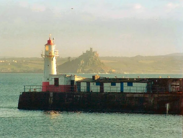 Newlyn Harbour South Pier Light