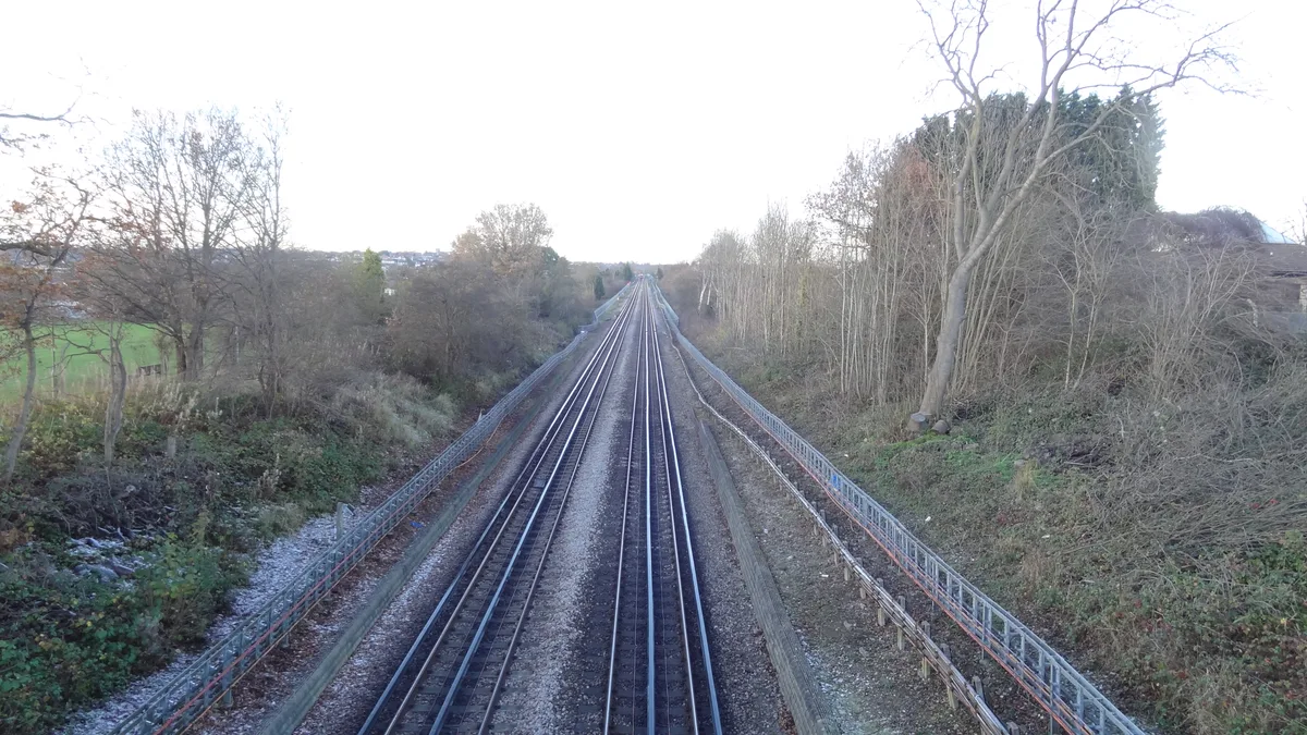 Northern Line Embankment, High Barnet