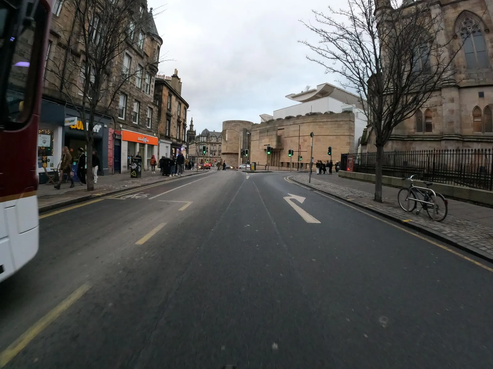 Oddfellows Hall, 12, 14, 16 Forrest Road, Edinburgh — street-level view