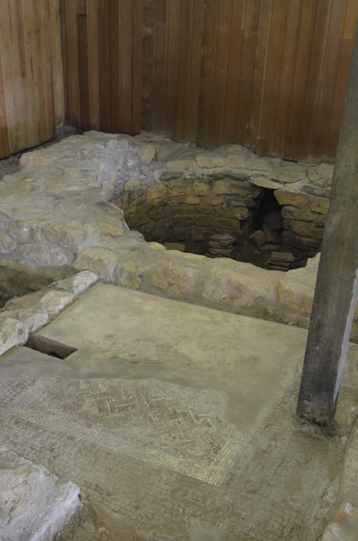 Part of a minor Romano-British villa at Long Cross
