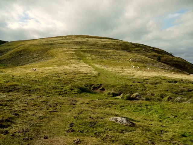 Prehistoric enclosed settlement, Iron Age hillfort and medieval shielings on Humbleton Hill