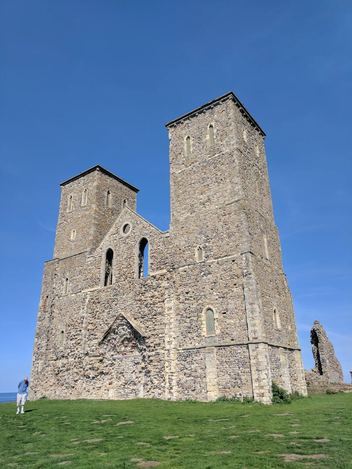 Reculver Saxon Shore fort, Anglo-Saxon monastery and associated remains