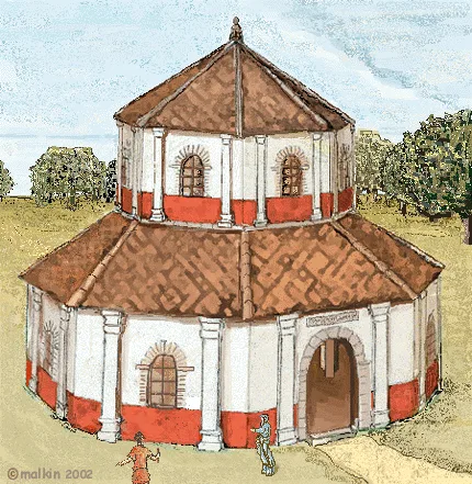 Romano-Celtic temple at Pagans Hill