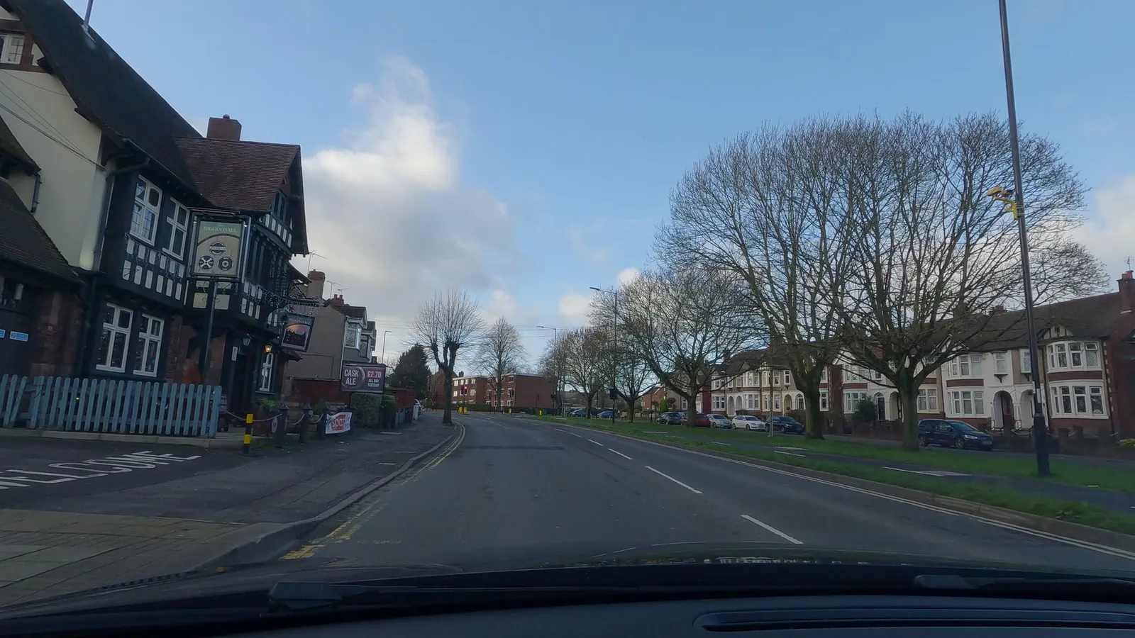 The Biggin Hall — street-level view