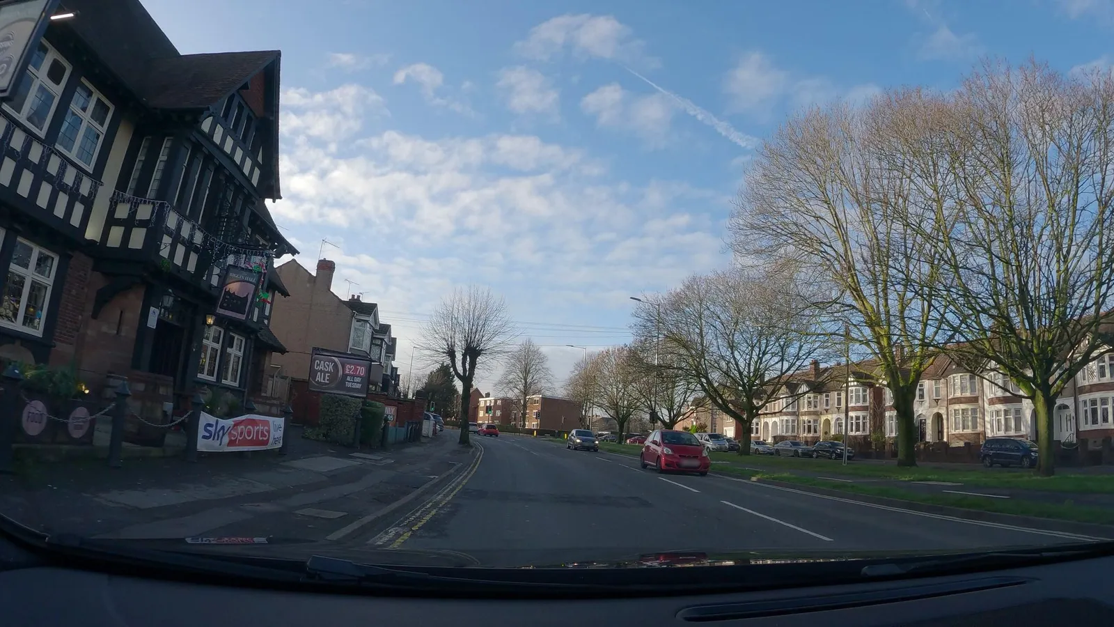 The Biggin Hall — street-level view