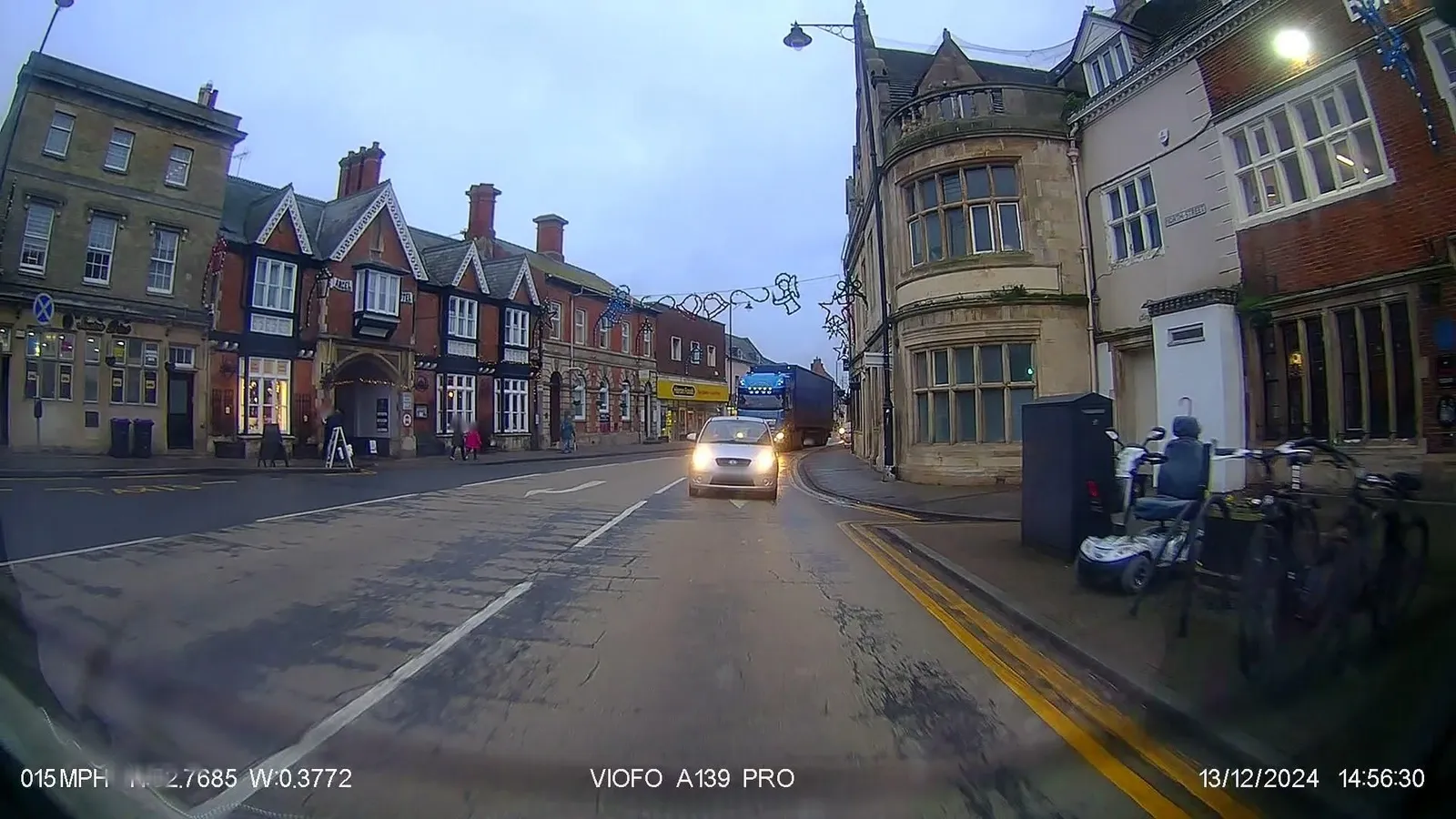 The Burghley Arms — street-level view