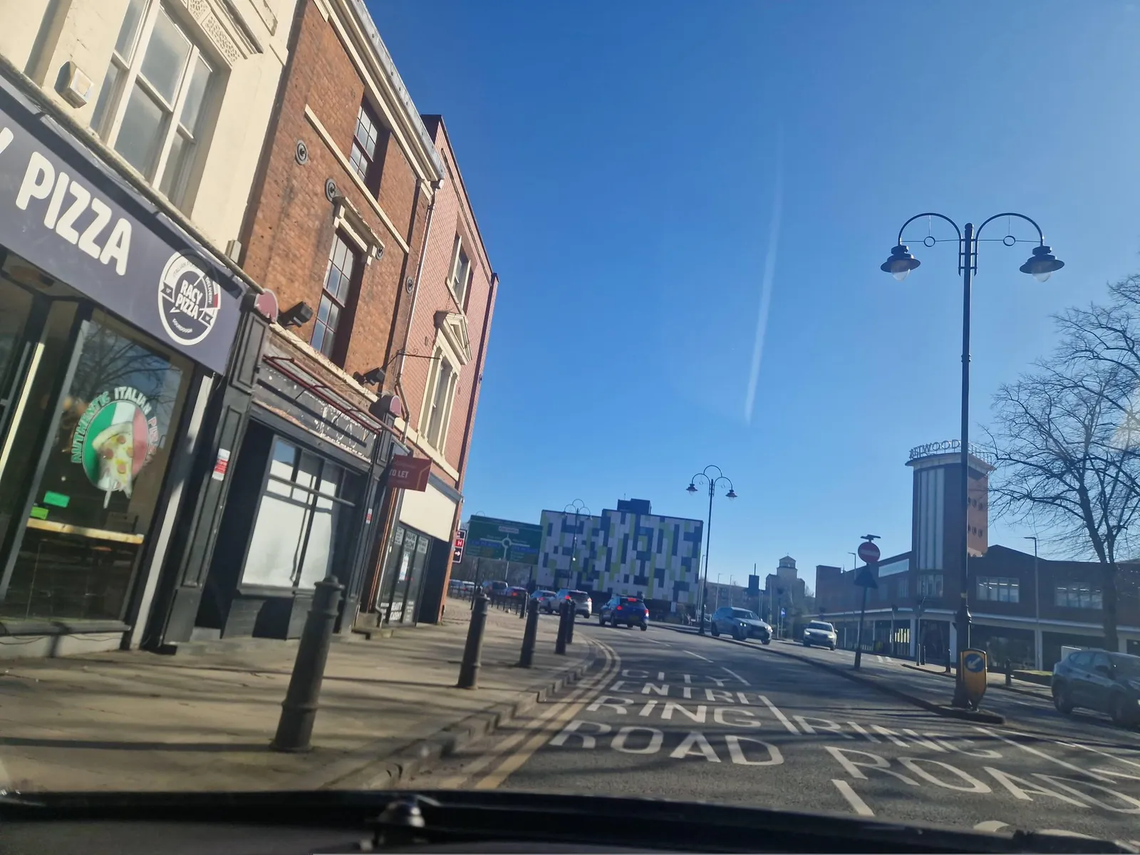 The Clarendon Hotel — street-level view