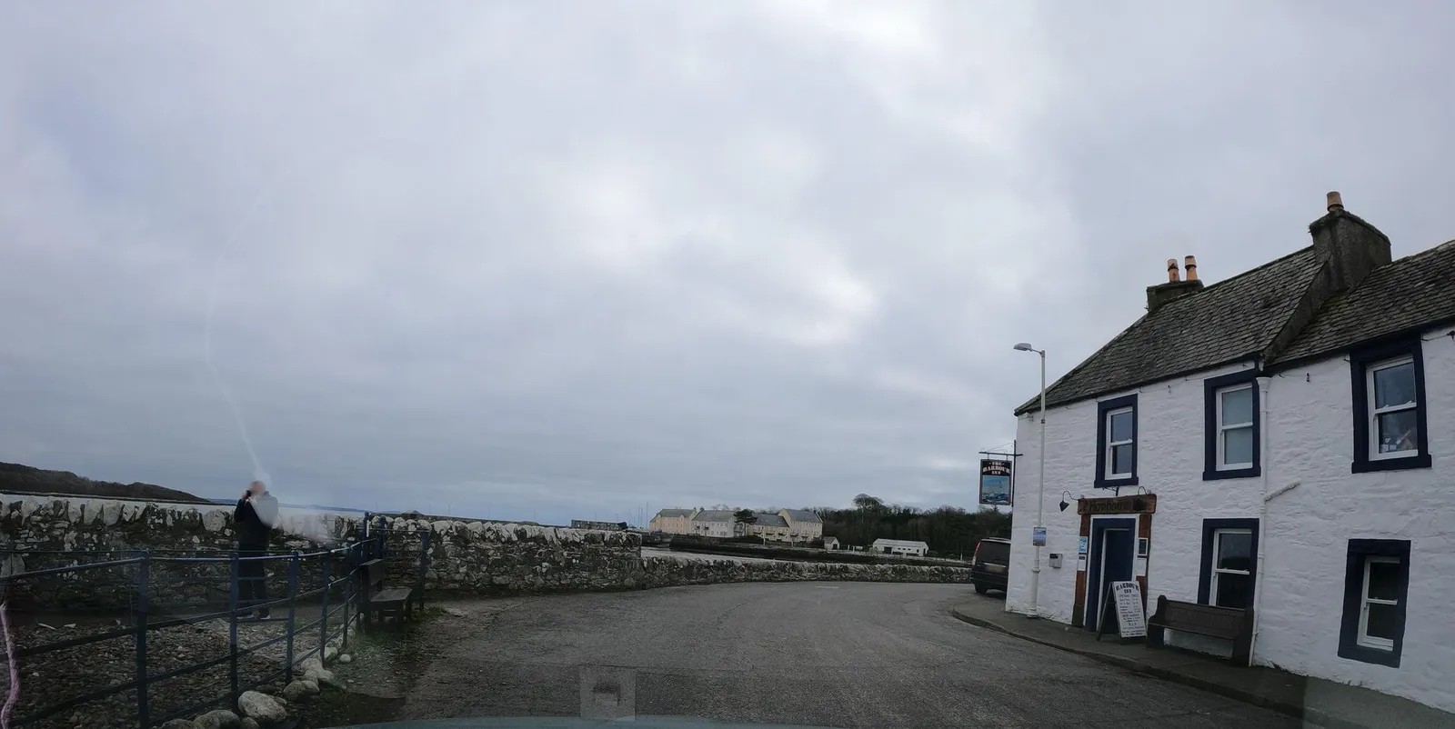 The Harbour Inn, 18, 19 South Crescent, Garlieston — street-level view