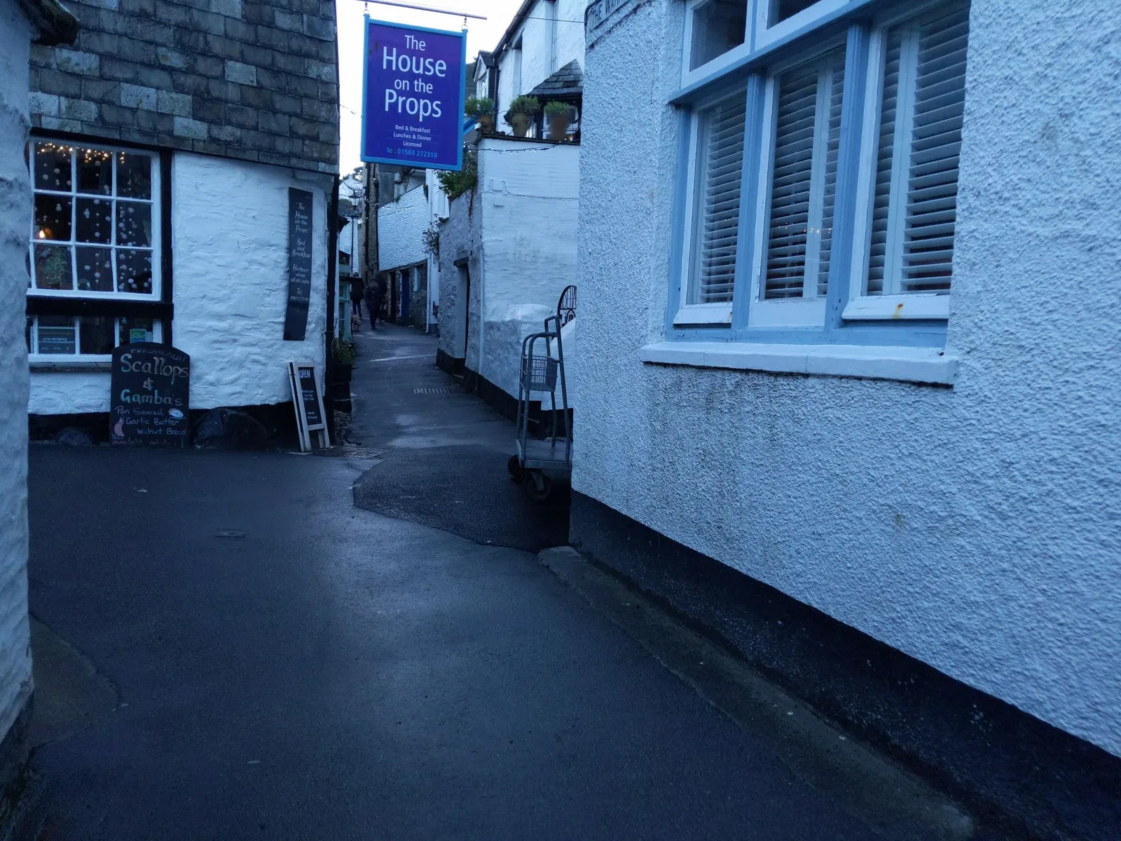 The House on the Props — street-level view