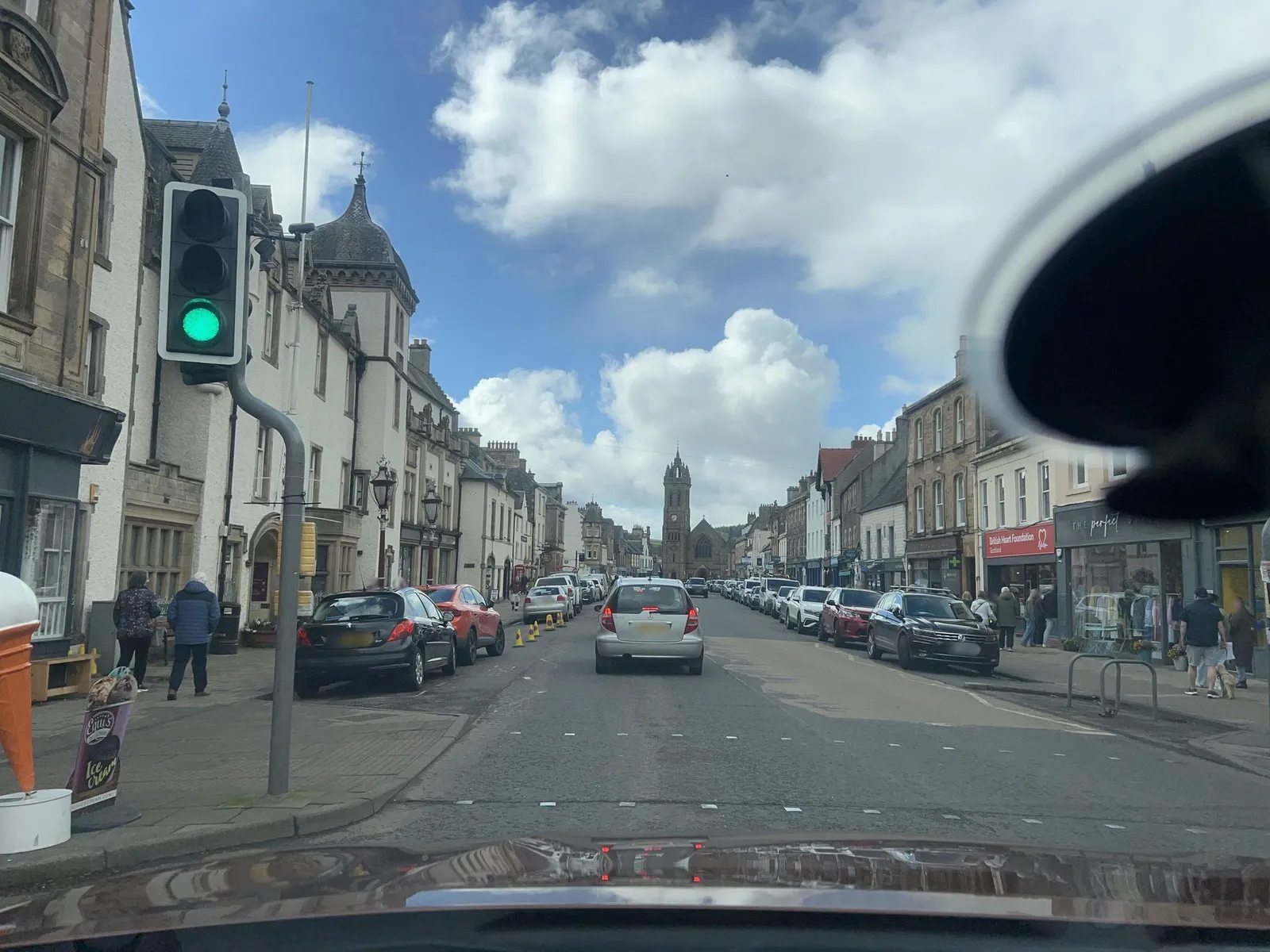 The Keg Lounge Bar, 11 High Street, Peebles — street-level view