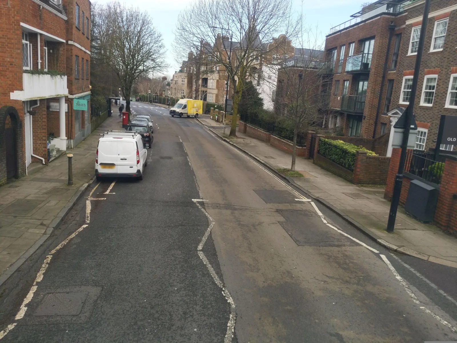 The Old Bull and Bush — street-level view
