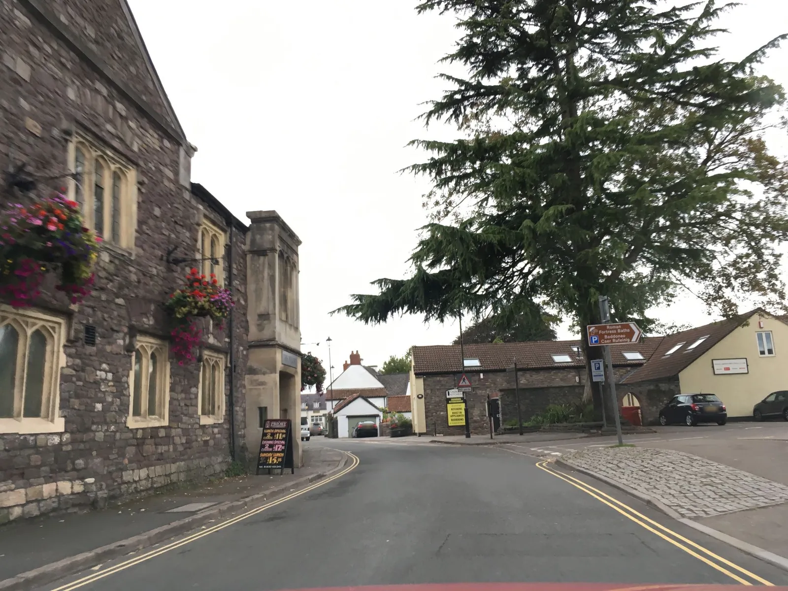 The Priory Hotel & Restaurant — street-level view