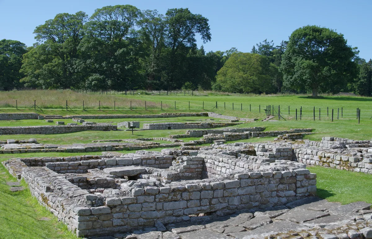 The Roman fort, vicus, bridge abutments and associated remains of Hadrian's Wall at Chesters in wall mile 27