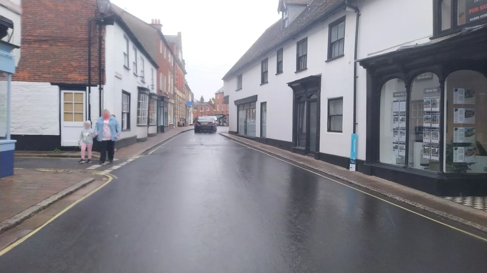 The White Hart Hotel — street-level view