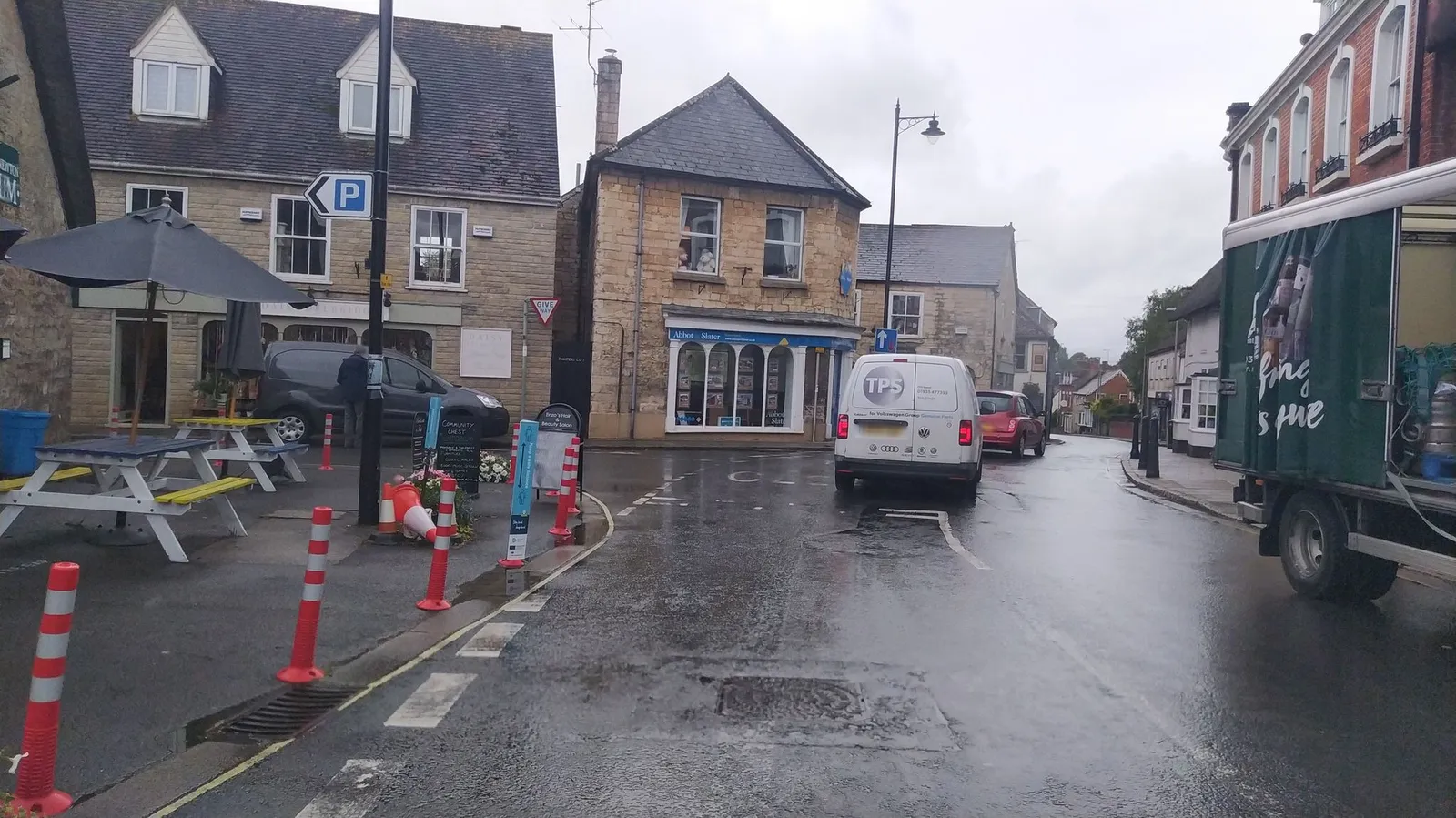 The White Hart Hotel — street-level view