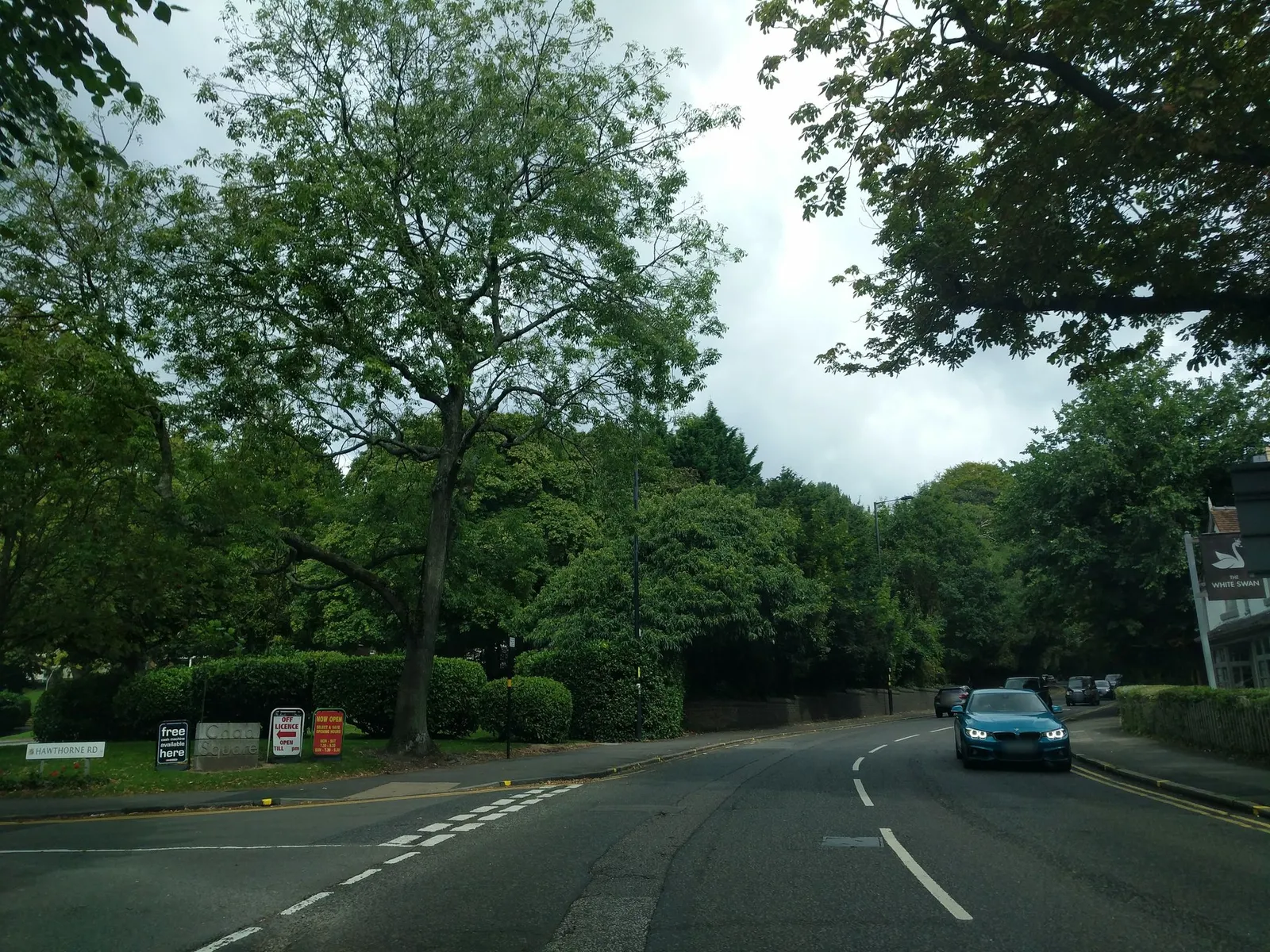 The White Swan — street-level view