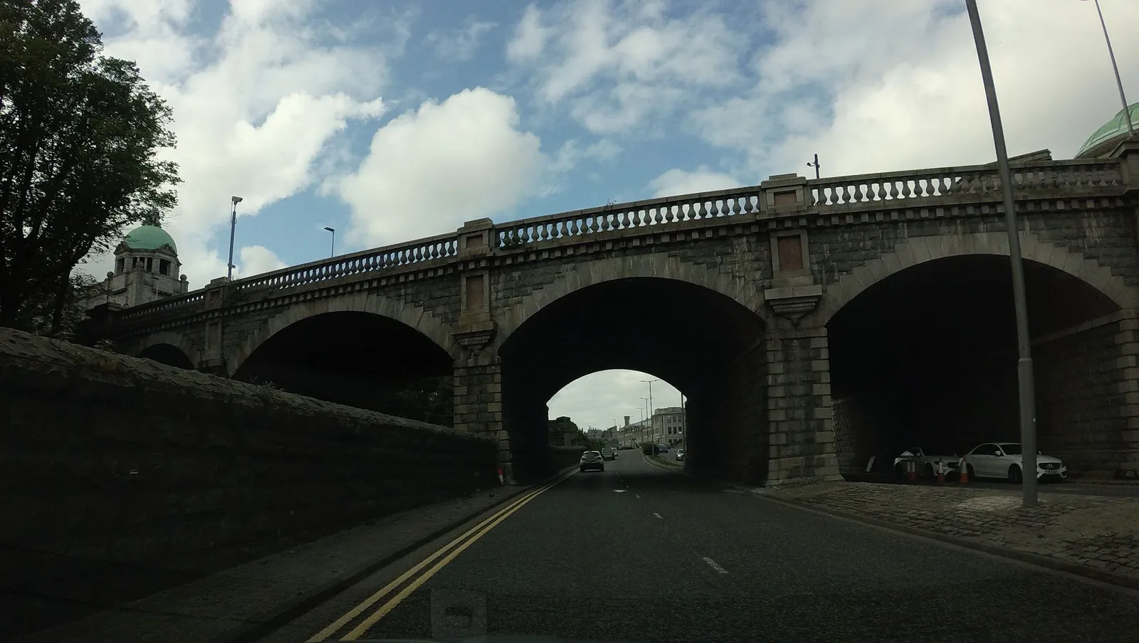 Triple Kirks — street-level view