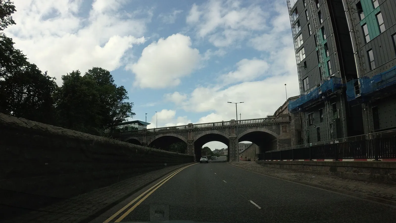 Triple Kirks — street-level view