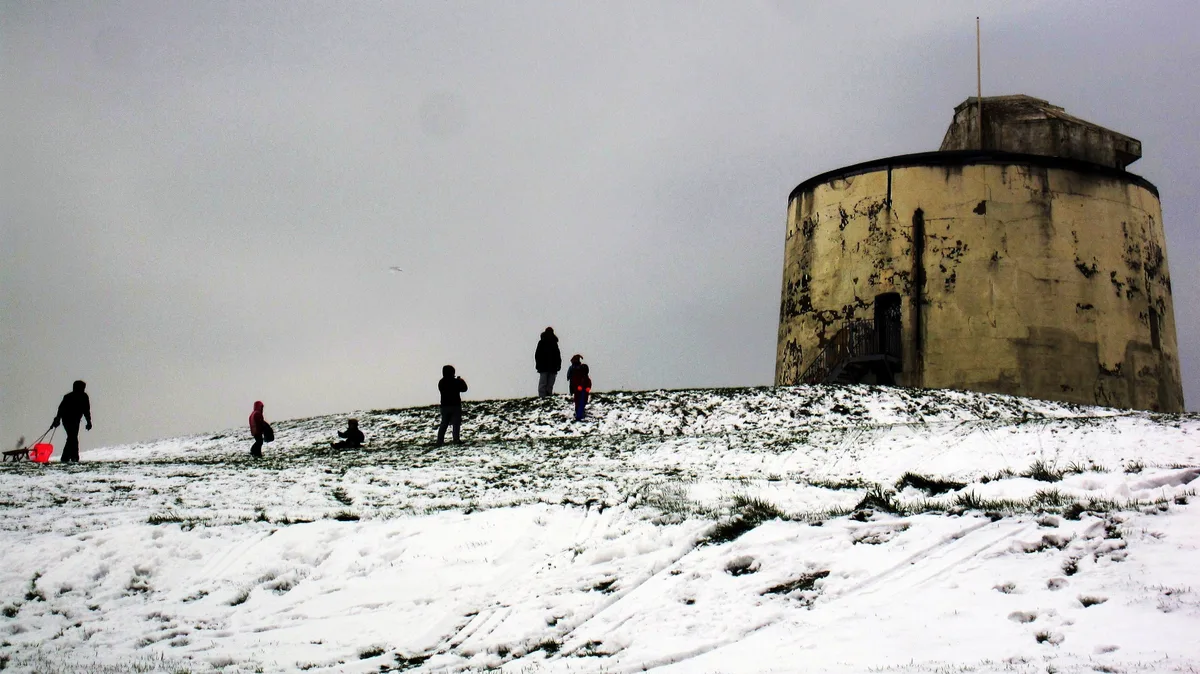Two Martello towers, East Cliff