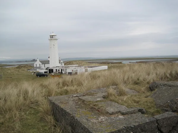 Walney Lighthouse With Two Attached Cottages And Outbuildings